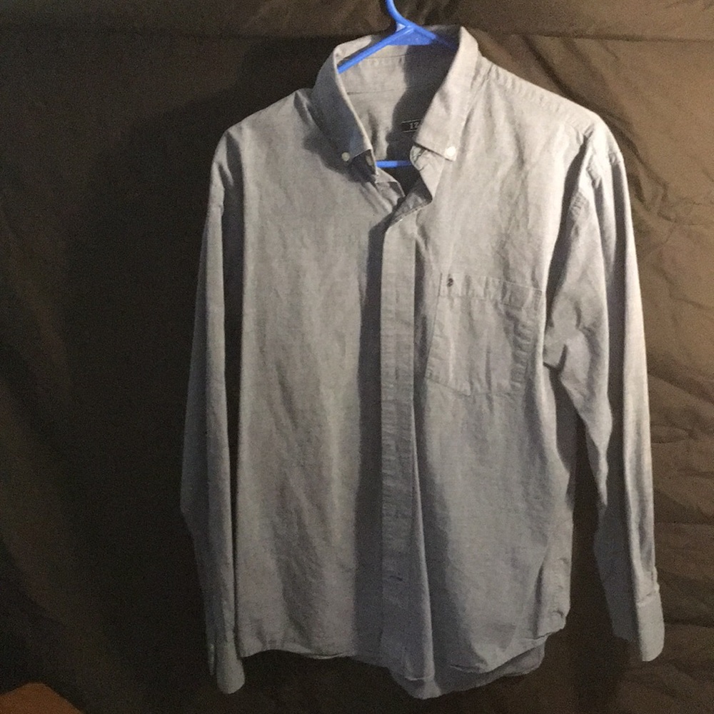 Dark Seaside Blue Izod Dress Shirt